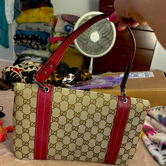 Gucci -GG Canvas FlapShoulder bag* Authentic - Picture 9 of 9